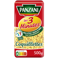 PANZANI Coquillettes cuisson rapide 3min 500g