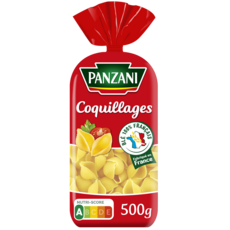 PANZANI Pâtes coquillages 500g