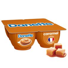 DANETTE Crème dessert caramel 4x125g