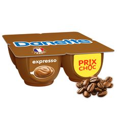 DANETTE Crème dessert au café expresso 4x125g