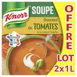 KNORR Soupe douceur de tomates à la crème fraîche 2x1l