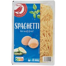 AUCHAN Spaghetti aux oeufs frais 2-3 portions 250g