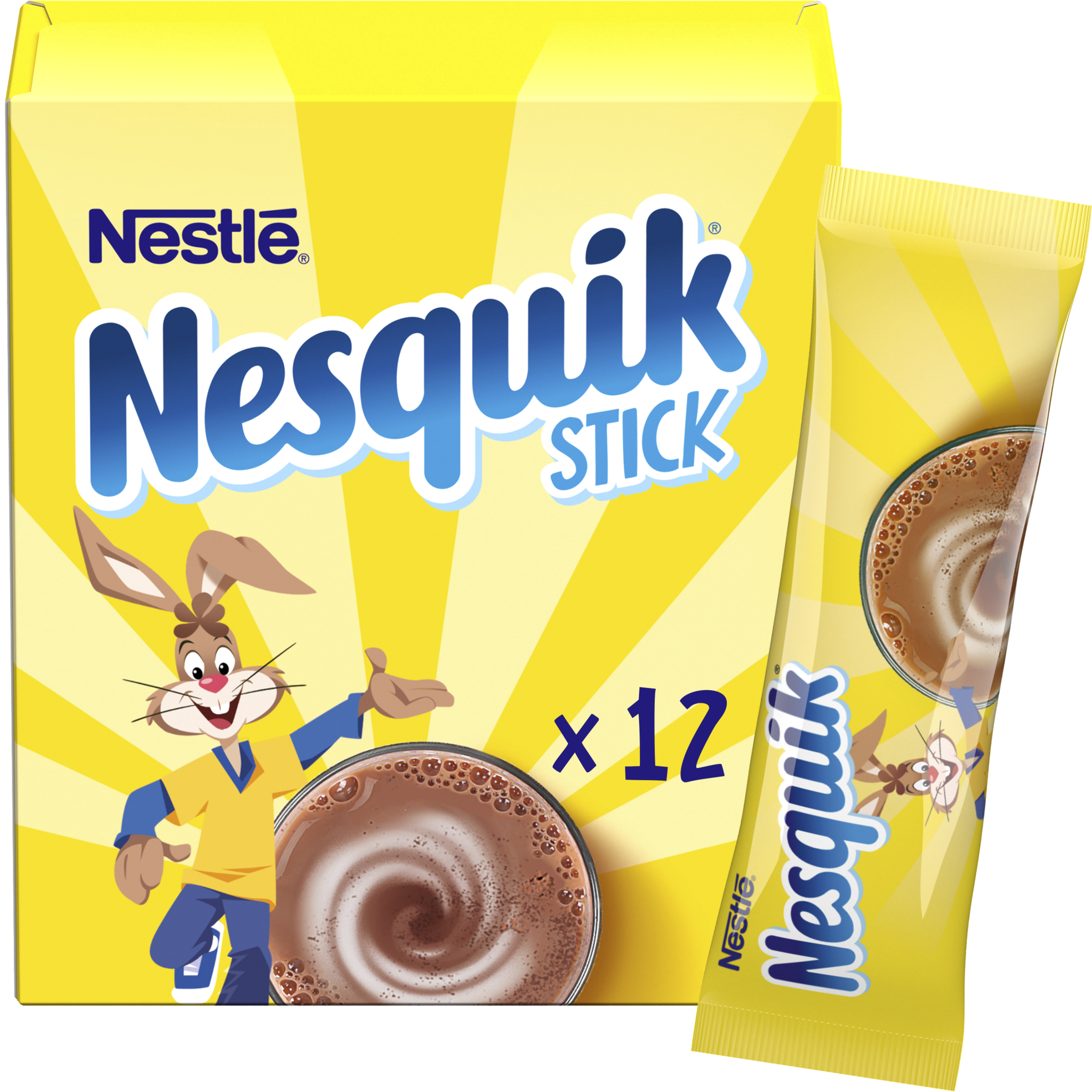 Nesquik Chocolat En Poudre En Sticks Individuels Sticks 162g Pas Cher A Prix Auchan