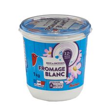 AUCHAN Fromage blanc 3,2% MG 1kg