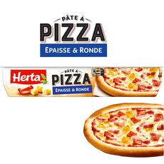 HERTA Pâte à pizza épaisse et ronde 375g