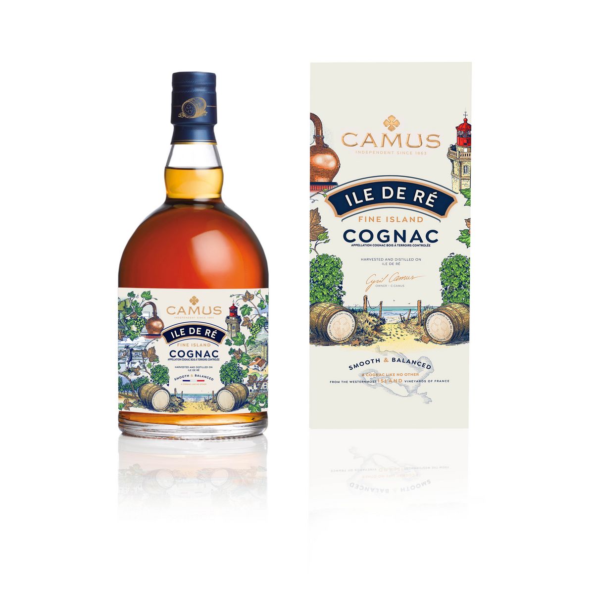 CAMUS Cognac fine Island de l'Ile de Ré 40% 70cl