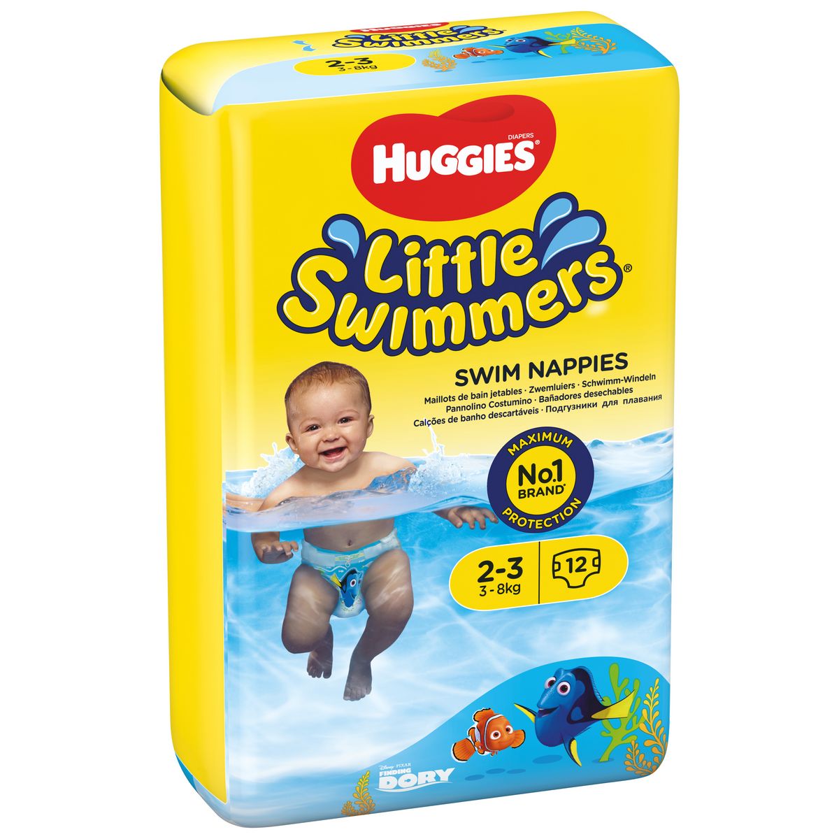 Huggies Little Swimmers Couches Piscine Taille 2 3 3 8kg 12 Couches Pas Cher A Prix Auchan