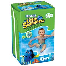 HUGGIES Little swimmers Couches de bain T3-4 (7-15kg) 12 couches