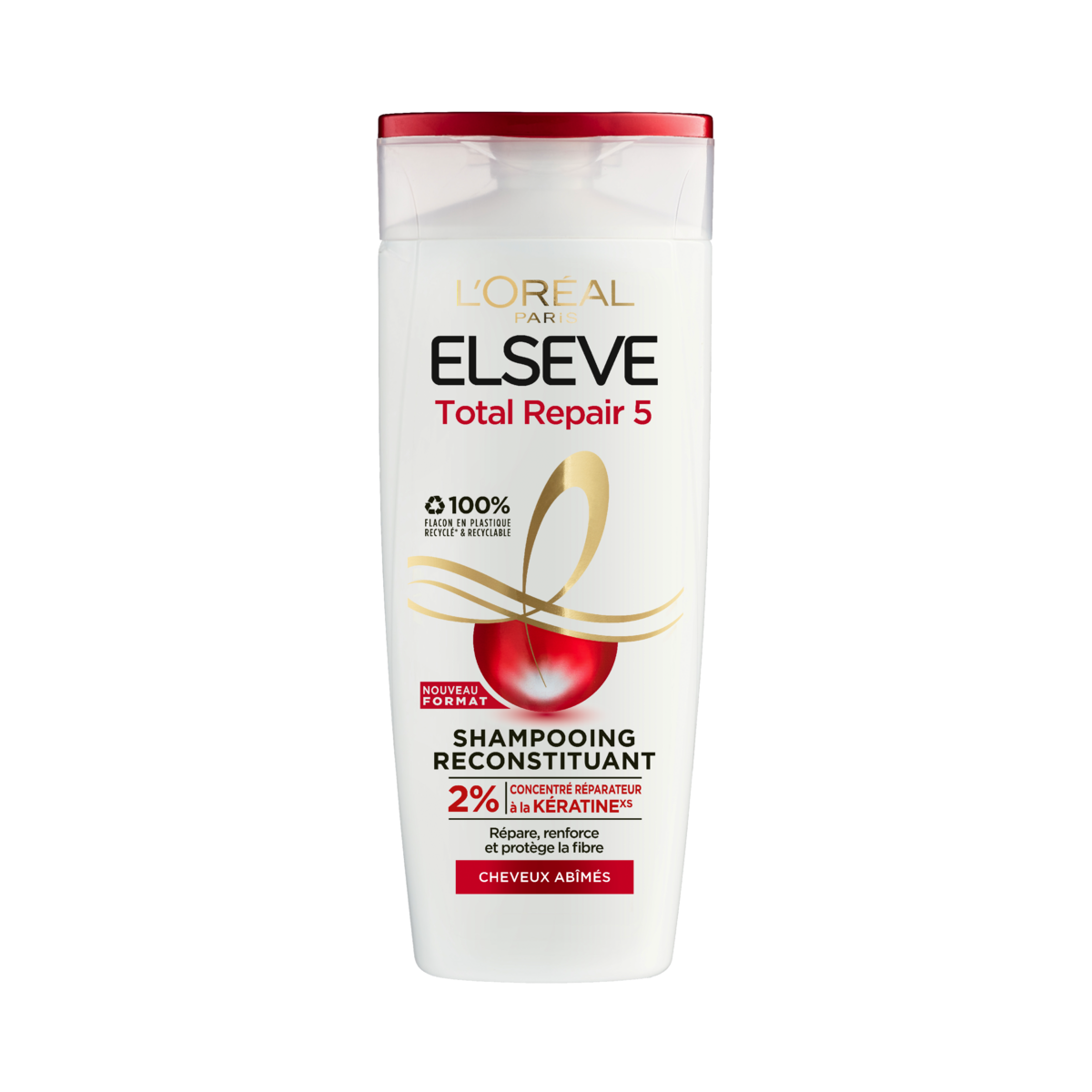 ELSEVE Total repair 5 shampooing reconstituant cheveux abîmés 290ml