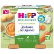 HIPP Petit pot jardinière de légumes bio dès 6 mois 2x190g