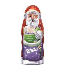 MILKA Père Noel en chocolat au lait et aux noisettes 1 pièce 95g