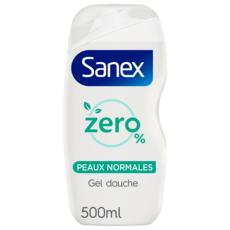 SANEX Zéro% Gel douche peaux normales 500ml