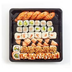 SUSHI GOURMET Box Black Friday assortiments sushis makis et crunch roll 40 pièces 885g