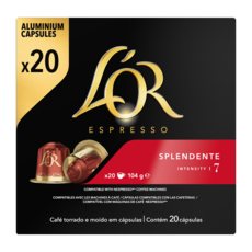 L'OR Capsules de café splendente compatibles Nespresso 20 capsules 104g
