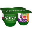 ACTIVIA Probiotiques Yaourt saveur figue 4x125g