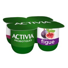 ACTIVIA Probiotiques - Yaourts aux fruits bifidus figue 4x125g
