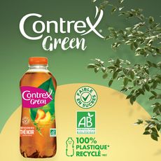 CONTREX Infusion Green bio thé noir saveur pêche 75cl