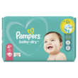 PAMPERS Baby-dry couches taille 4+ (10-15kg) jusqu'à 12h de protection 43 couches