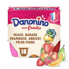 DANONINO Petits suisses aux fruits 18x50g