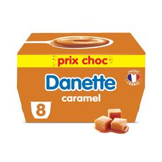 DANETTE Crème dessert au caramel 8x125g