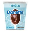 DANETTE Dessert végétal chocolat base coco 400g