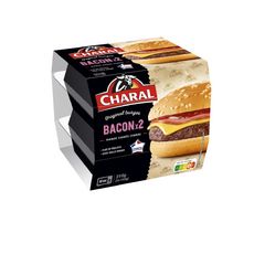 CHARAL Cheeseburger 2 personnes 155g