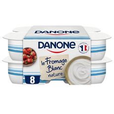 DANONE Fromage blanc nature 3,2% MG 8x125g