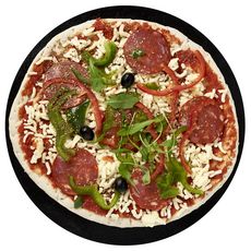 AUCHAN LE TRAITEUR Pizza crue au chorizo et aux poivrons  540g