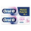ORAL-B Dentifrice sensibilité et gencives 2x75ml