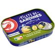 AUCHAN Filets de sardines à l'huile d'olive vierge extra 100g