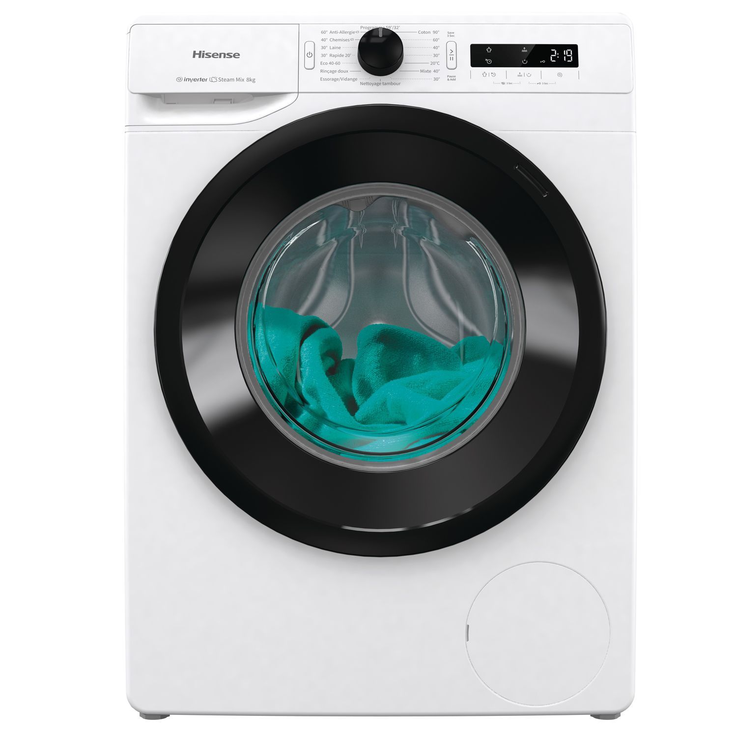 QILIVE Lave linge hublot 600082787, 7 kg, 1400 T/min pas cher