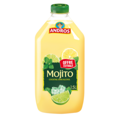 ANDROS Mojito cocktail sans alcool 1,5l