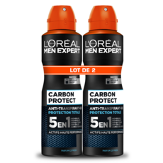 L'OREAL Men Expert déodorant spray 48h homme 5en1 anti-transpirant 2x200ml