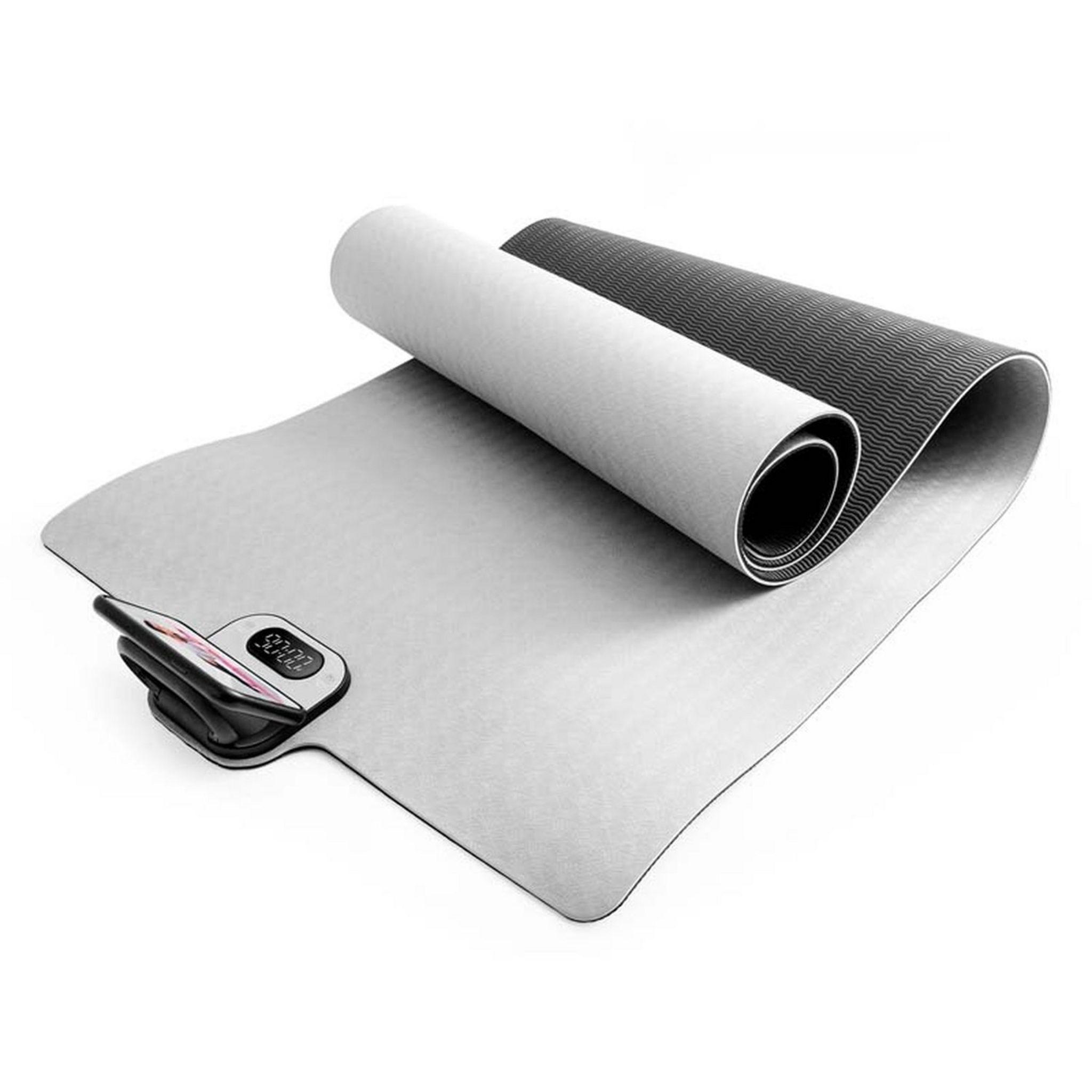 Tapis de yoga pour genoux - gris