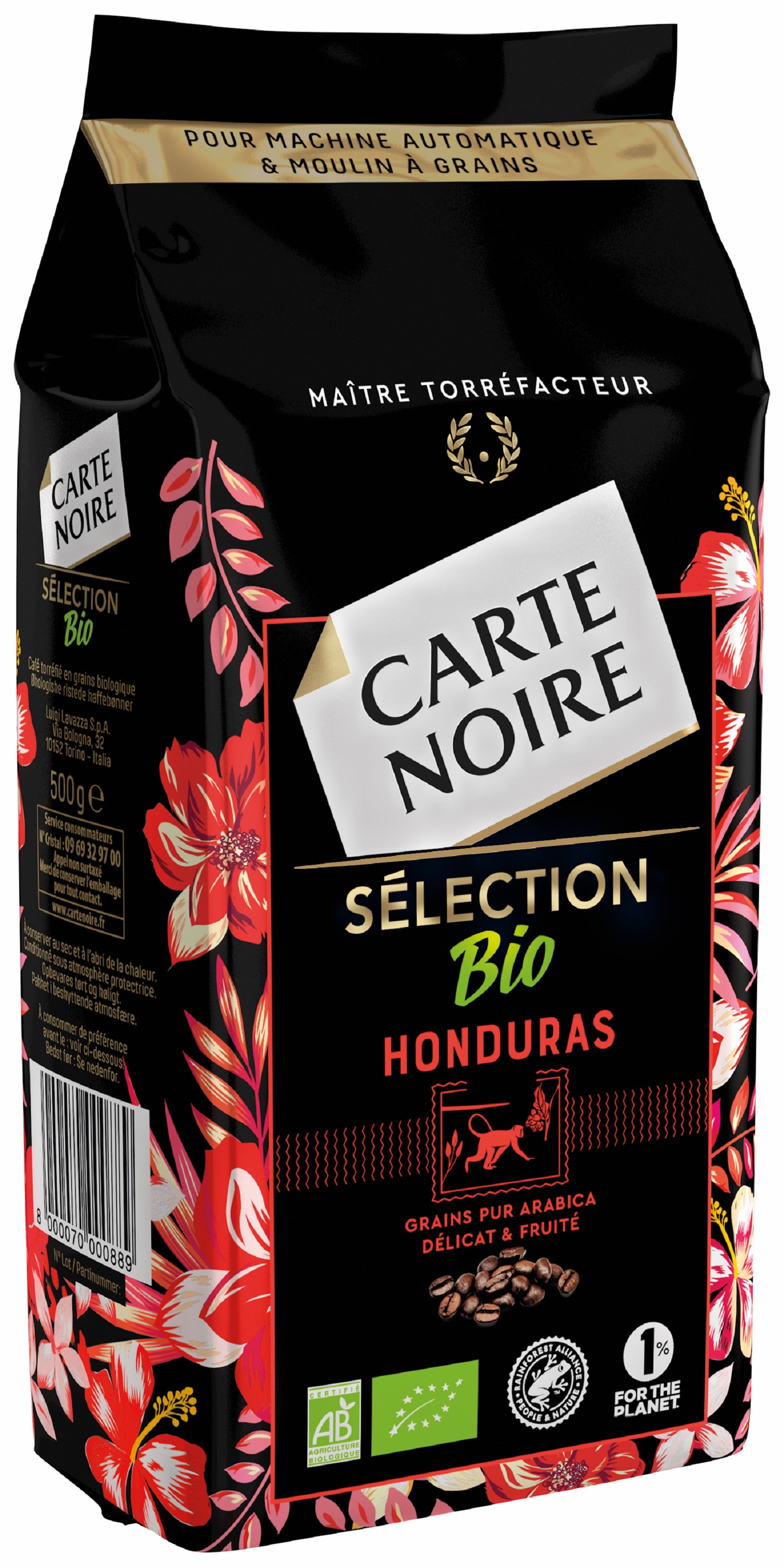 Carte Noire Cafe En Grain Bio Selection Honduras 500g Pas Cher A Prix Auchan