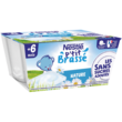 Nestlé NESTLE P'tit brassé petit pot dessert lacté nature sans sucres ajoutés dès 6 mois