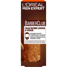 L'OREAL Barber Club huile barbe longue & visage 30ml