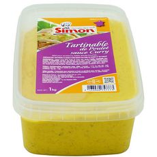 SIMON Tartinable de poulet sauce curry 1kg
