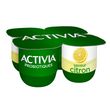 ACTIVIA Probiotiques - Yaourt saveur citron 4x125g
