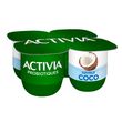 ACTIVIA Probiotiques - Yaourt saveur coco 4x125g