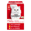 GOURMET Mon Petit sachets repas à la viande pour chat 3x6x50g