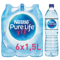 NESTLE Eau pure life eau de source plate 6x1,5l