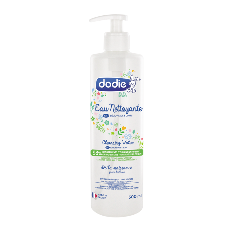 Dodie Eau Nettoyante 3 en 1 500 ml