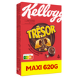 KELLOGG'S Trésor Céréales fourrées chocolat noisettes 620g