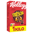 KELLOGG'S Trésor Céréales fourrées chocolat noisettes 1kg