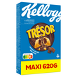 KELLOGG'S Trésor Céréales fourrées chocolat au lait 620g