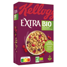 KELLOGG'S Céréales Extra Bio fruits d'été 375g