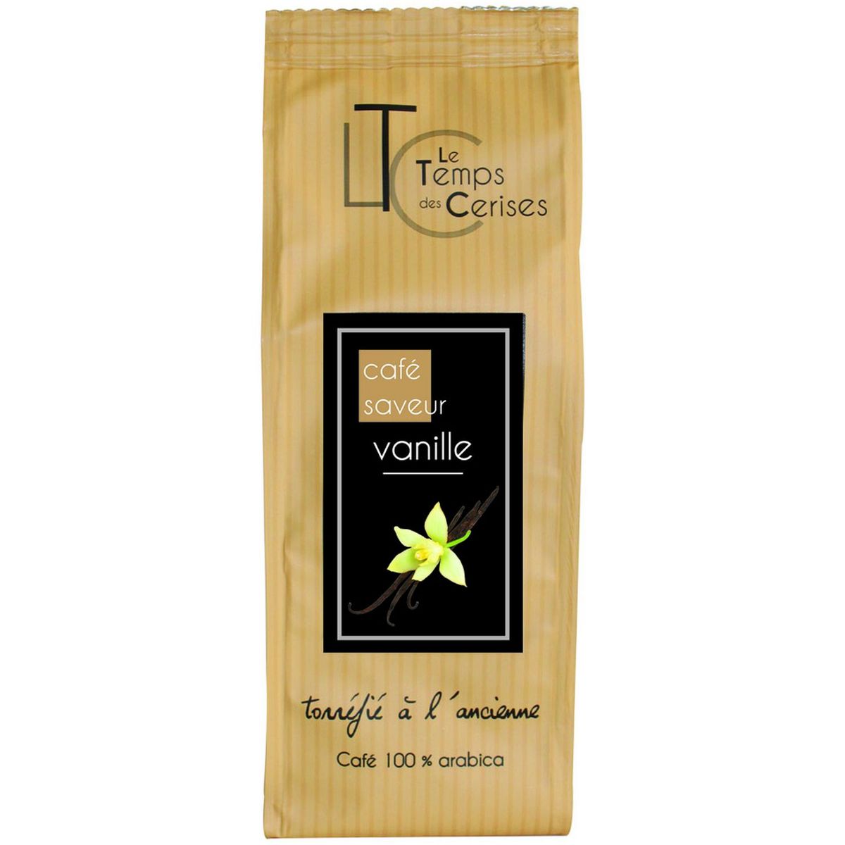 LE TEMPS DES CERISES Café moulu 100% arabica saveur vanille 250g pas cher 