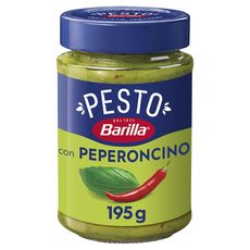BARILLA Sauce pesto basilic et piment en bocal 195g