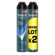 REXONA Déodorant spray homme 72h cobalt dry anti-transpirant 2x200ml
